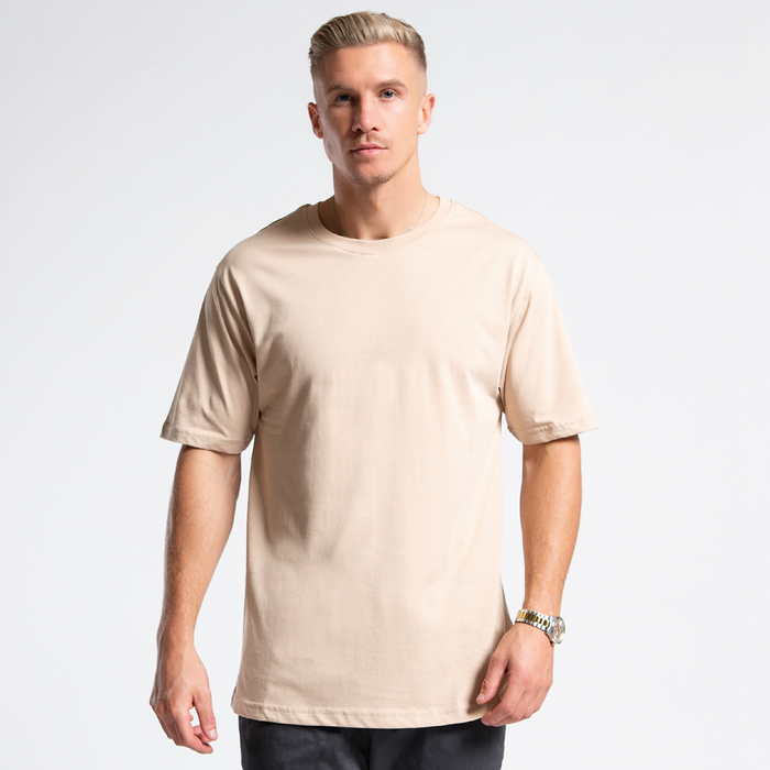 Regular Fit T-skjorte Trippelpakke - Hvit/Sort/Sand