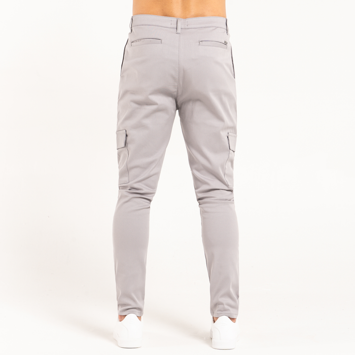 Felipe Cargo Pants - Light Grey