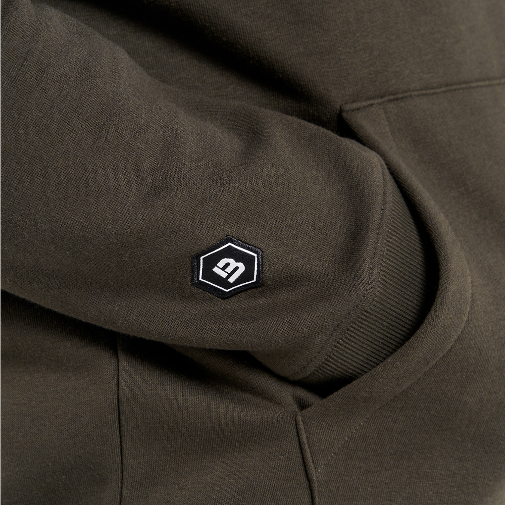 Dark 2025 khaki hoodie