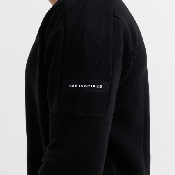 Bee Inspired Clothing★Hartleyクルーセーター 長袖 ロゴ ハートリー・クルー・セーター - ブラック
