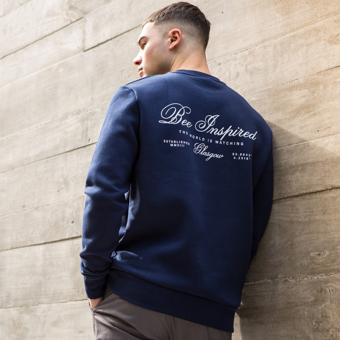 Olise Crew Sweater - Navy