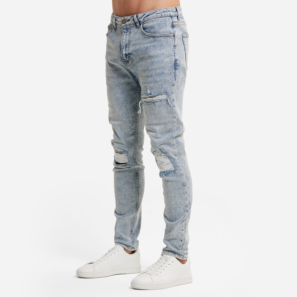Ortola Relaxed Fit Jeans - Light Blue