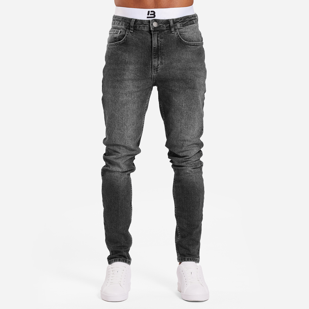 Serrano Slim Fit Jeans - Washed Black