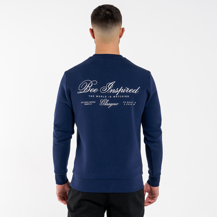 Olise Crew Sweater - Navy