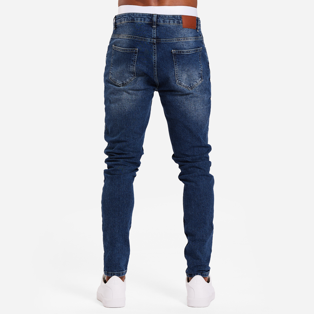 Serrano Slim Fit Jeans - Mid Blue