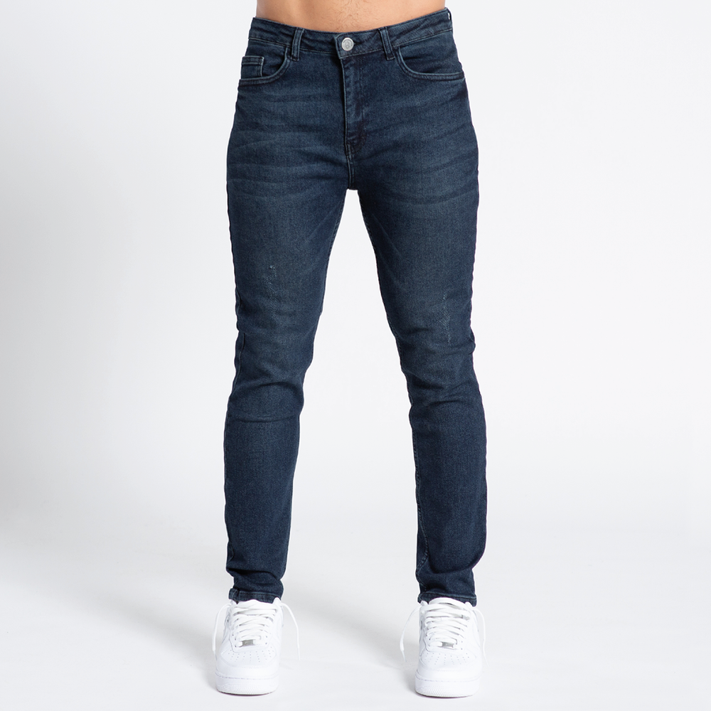 Aguero Relaxed Fit Jeans - Dark Blue