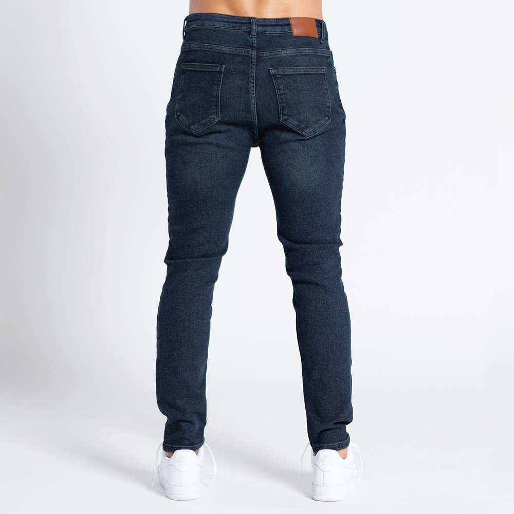 Aguero Relaxed Fit Jeans - Dark Blue