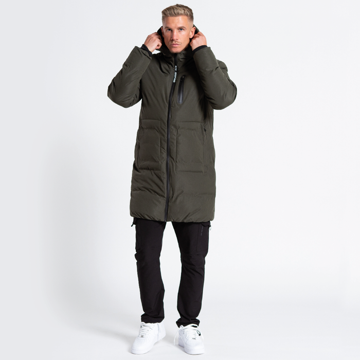 Merge Longline Jacket - Khaki