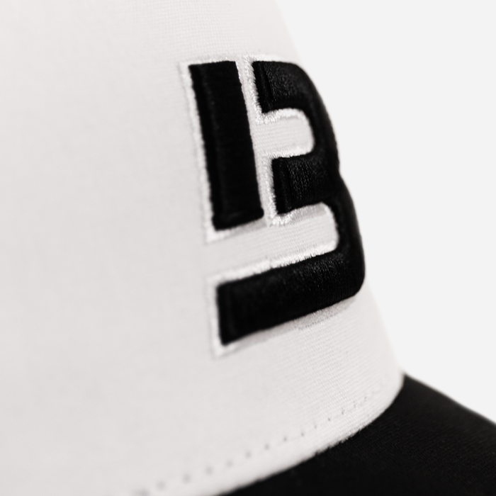 B Trucker Cap - White/Black