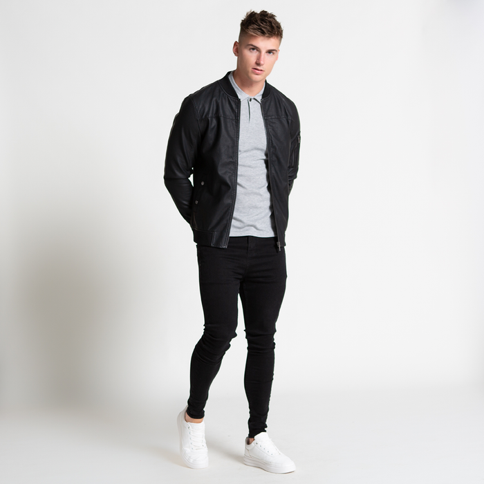 Luca Skinny Stretch Jeans - Signature Jet Black
